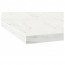 ЭКБАККЕН Столешница под заказ - белый под мрамор/ламинат, 63.6-125x2.8 см