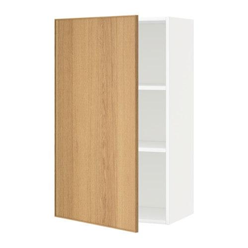 МЕТОД Шкаф навесной с полкой - белый, Экестад дуб, 60x100 см МЕТОД Шкаф навесной с полкой - белый, Экестад дуб, 60x100 см