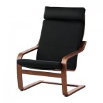 ПОЭНГ Кресло - Корндаль темно-серый, коричневый