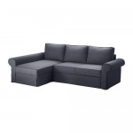 БАККАБРУ Чехол на диван-кровать с козеткой - , Йонсбуда синий