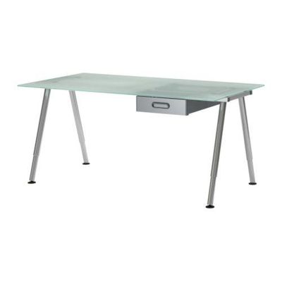 Pacifische eilanden Madeliefje Ministerie GALANT desk with drawers - glass, chrome (s09861165) - reviews, price  comparisons