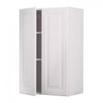 ФАКТУМ Навесной шкаф с 2 дверями - Лидинго белый с оттенком, 60x92 см