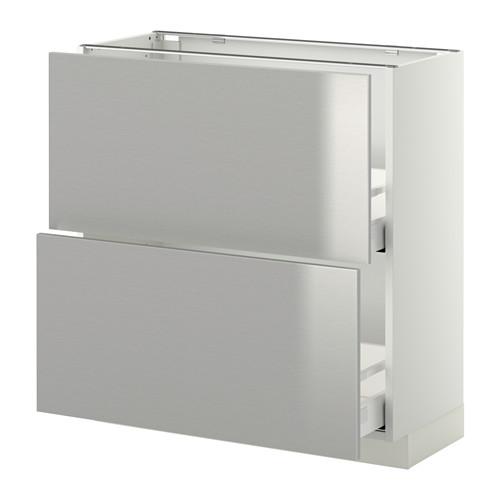 METOD/MAXIMERA наполн шк 2 фрнт/2 средн ящ цвет алюминия