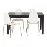 БЬЮРСТА/ВИЛЬМАР Стол и 4 стула БЬЮРСТА/ВИЛЬМАР Стол и 4 стула