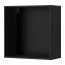 METOD каркас навесного шкафа под дерево черный 80x80 cm