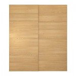 ПАКС МАЛЬМ Пара раздвижных дверей - дуб, 200x236 см ПАКС МАЛЬМ Пара раздвижных дверей - дуб, 200x236 см