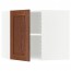 МЕТОД Угловой навесной шкаф с полками - белый, Филипстад коричневый, 68x60 см