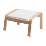 ПОЭНГ Подушка-сиденье на табурет для ног - Альме неокрашенный ПОЭНГ Подушка-сиденье на табурет для ног - Альме неокрашенный