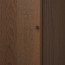 БИЛЛИ / ОКСБЕРГ Стеллаж с дверью - коричневый ясеневый шпон