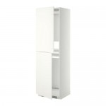 МЕТОД Высок шкаф д холодильн/мороз - белый, Хэггеби белый, 60x60x200 см