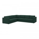 ВИМЛЕ 5-местный угловой диван - Гуннаред темно-зеленый