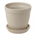 ЮРТРОН Горшок цветочный с поддоном - 9 см