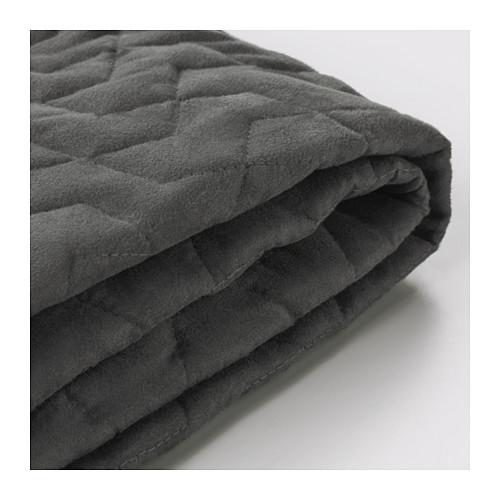 LYCKSELE чехол на 2-местный диван-кровать Валларум серый