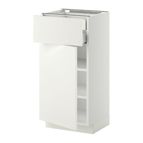 METOD напольн шкаф двр/фр пнл/плк/2низ ящ цвет алюминия METOD напольн шкаф двр/фр пнл/плк/2низ ящ цвет алюминия