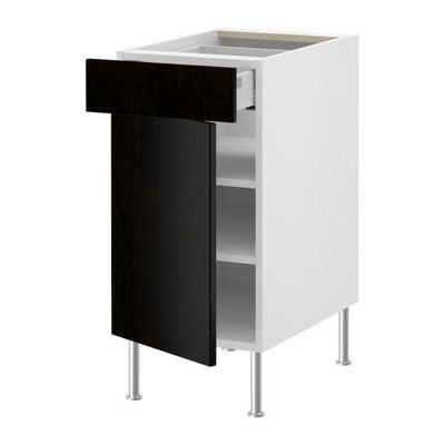 ФАКТУМ Напольн шкаф с полкой/ящиком/дверью - Рамшё черно-коричневый, 40 см ФАКТУМ Напольн шкаф с полкой/ящиком/дверью - Рамшё черно-коричневый, 40 см