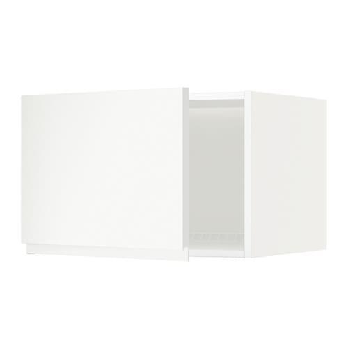 МЕТОД Верх шкаф на холодильн/морозильн - белый, Воксторп матовый белый, 60x40 см