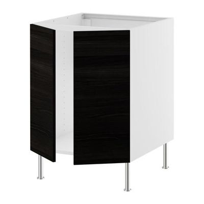 ФАКТУМ Напольн шкаф д раковины+2 двери - Гношё черный, 80 см ФАКТУМ Напольн шкаф д раковины+2 двери - Гношё черный, 80 см