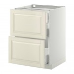 МЕТОД / ФОРВАРА Наполн шк 2 фрнт/3 средн ящ - белый, Будбин белый с оттенком, 60x60 см МЕТОД / ФОРВАРА Наполн шк 2 фрнт/3 средн ящ - белый, Будбин белый с оттенком, 60x60 см