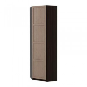 ПАКС Гардероб угловой - Хемнэс серо-коричневый, черно-коричневый, 73/73x60x236 см,