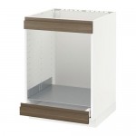 МЕТОД / МАКСИМЕРА Напол шк д/вароч панели+духовки/ящ - белый, Воксторп под грецкий орех МЕТОД / МАКСИМЕРА Напол шк д/вароч панели+духовки/ящ - белый, Воксторп под грецкий орех