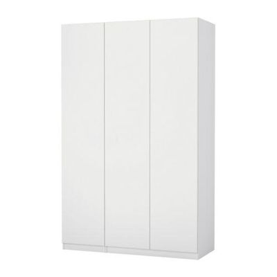 ПАКС Гардероб с 3 дверцами - Пакс Бальстад белый, белый, 150x60x236 см