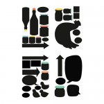 KLÄTTA декоративные наклейки символы