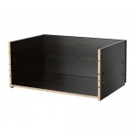 БЕСТО Каркас ящика - черно-коричневый