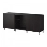 БЕСТО Комбинация для хранения с дверцами