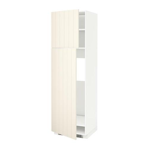 МЕТОД Высокий шкаф д/холодильника/2дверцы - белый, Хитарп белый с оттенком, 60x60x200 см МЕТОД Высокий шкаф д/холодильника/2дверцы - белый, Хитарп белый с оттенком, 60x60x200 см