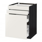 МЕТОД / МАКСИМЕРА Нплн шк с вдв мдл/2 фрнт - под дерево черный, Веддинге белый, 60x60 см МЕТОД / МАКСИМЕРА Нплн шк с вдв мдл/2 фрнт - под дерево черный, Веддинге белый, 60x60 см