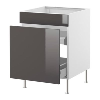 ФАКТУМ Напольн шк под мойку с ящ/1 дврц - Абстракт серый ФАКТУМ Напольн шк под мойку с ящ/1 дврц - Абстракт серый