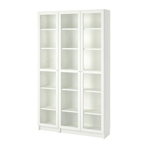 Billy Oxberg Bookcase With Glass, Billy Bookcase With Glass Doors Uk