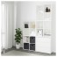 ЭКЕТ Комбинация шкафов с ножками - белый