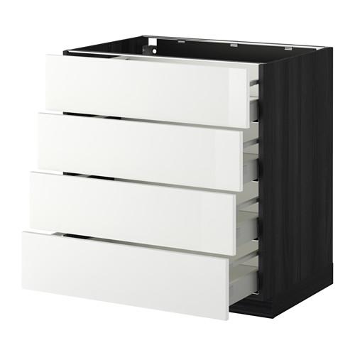 METOD/MAXIMERA напольн шкаф 4 фронт панели/4 ящика METOD/MAXIMERA напольн шкаф 4 фронт панели/4 ящика