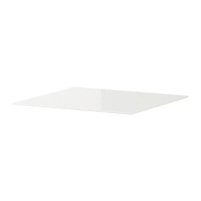 МАЛЬМ Стеклянная столешница - белый, 40x48 см