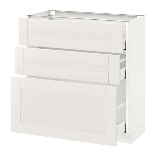 METOD/MAXIMERA напольный шкаф с 3 ящиками METOD/MAXIMERA напольный шкаф с 3 ящиками