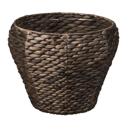 DRUVFLÄDER кашпо водный гиацинт/серый 29 cm