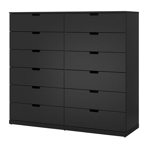 NORDLI комод с 12 ящиками