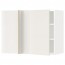 МЕТОД Угловой навесной шкаф с полками - белый, Веддинге белый, 88x37x60 см