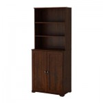 БОРГШЁ Стеллаж с дверьми - коричневый БОРГШЁ Стеллаж с дверьми - коричневый