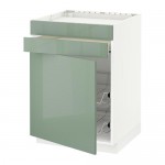 МЕТОД / ФОРВАРА Нплн шк д/врч пнл/ящ/2првл крзн - белый, Калларп глянцевый светло-зеленый МЕТОД / ФОРВАРА Нплн шк д/врч пнл/ящ/2првл крзн - белый, Калларп глянцевый светло-зеленый