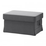 ЭКТОРП Табурет для ног - Нордвалла темно-серый, Нордвалла темно-серый