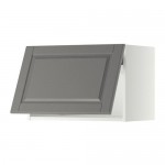 МЕТОД Горизонтальный навесной шкаф - белый, Будбин серый, 60x40 см МЕТОД Горизонтальный навесной шкаф - белый, Будбин серый, 60x40 см