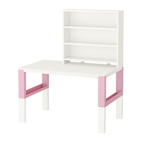 POLE tafel met - wit / roze (391.289.79) - recensies, prijs, waar te koop