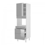 ФАКТУМ Выс шк д/MW6 СВЧ+ящ/двр - Рубрик нержавеющ сталь