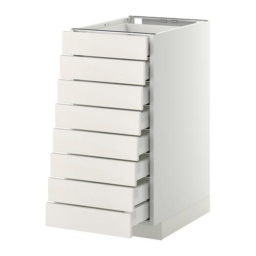 METOD/MAXIMERA наполн шкаф 8 фронт/8 низк ящиков оцинковка