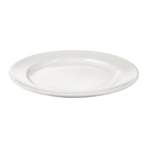 VARDAGEN тарелка белый с оттенком