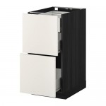 МЕТОД / ФОРВАРА Наполн шк 2 фрнт/3 средн ящ - под дерево черный, Веддинге белый, 40x60 см МЕТОД / ФОРВАРА Наполн шк 2 фрнт/3 средн ящ - под дерево черный, Веддинге белый, 40x60 см