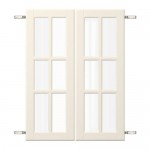 BODBYN пара дверец с петлями белый с оттенком 60x80 см