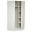 ТОДАЛЕН Гардероб угловой - белый